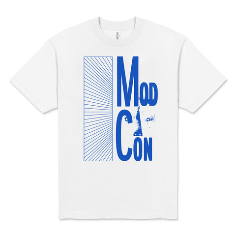 MOD CON 'Remix' T-Shirt (White/ Sapphire Blue)