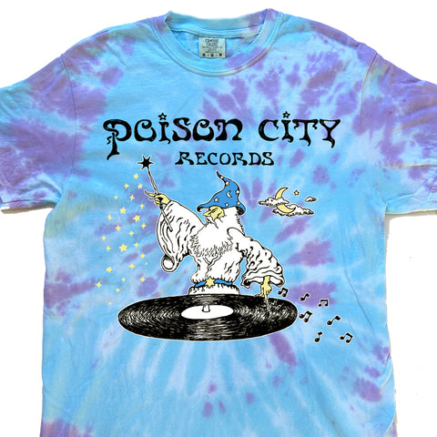 POISON CITY 'Wizard Tie Dye' T-Shirt (Medium)