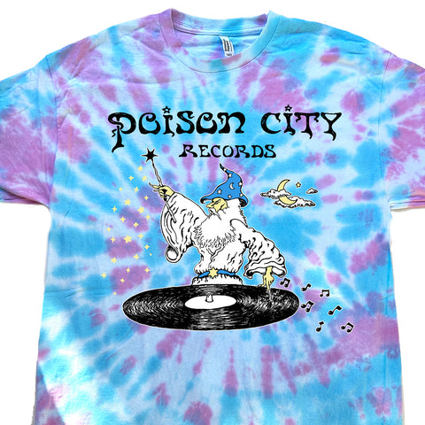 POISON CITY 'Wizard Tie Dye' T-Shirt (X-Large)