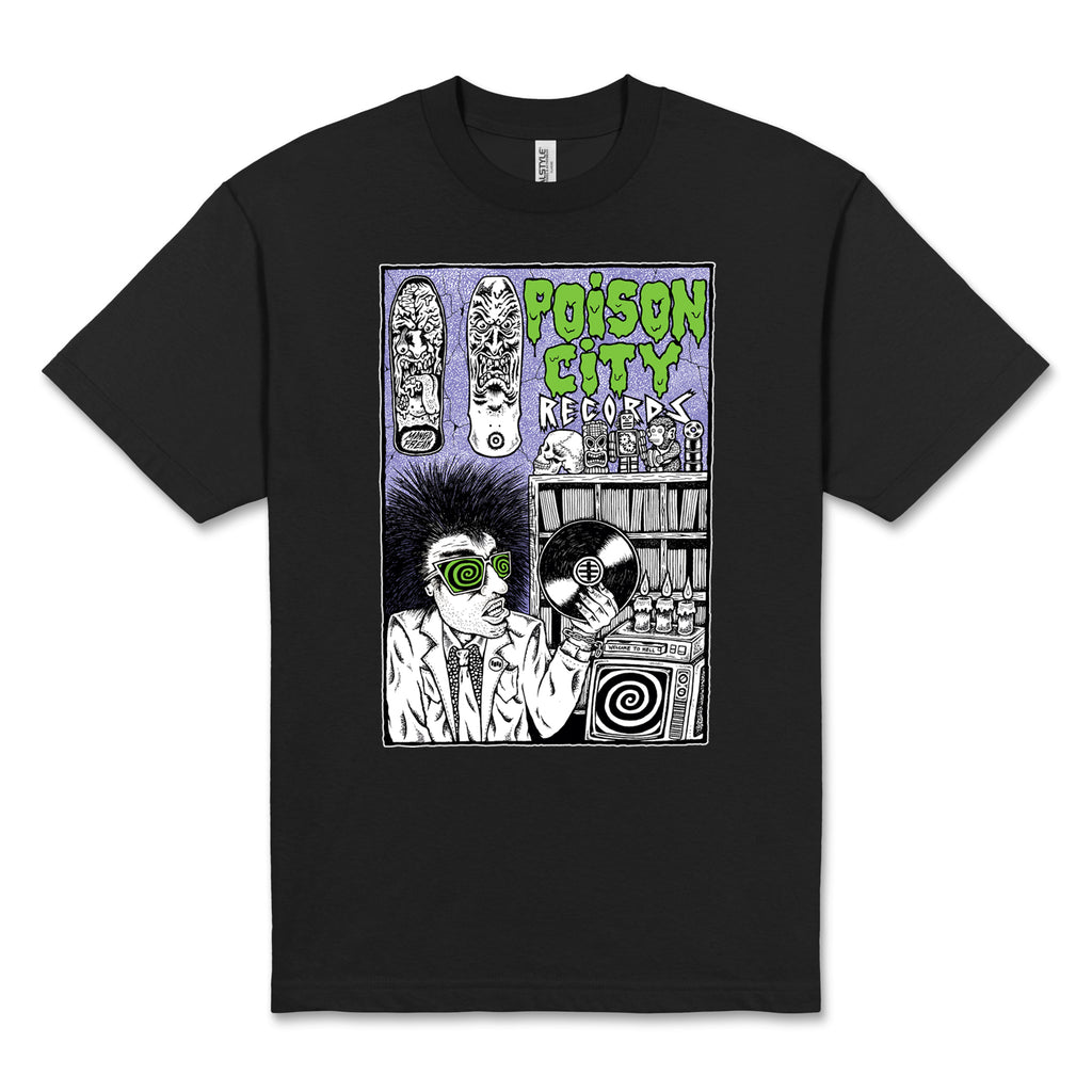 POISON CITY 'Record Store' T-Shirt