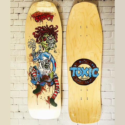 TOXIC 'Toxic Shock' Skateboard Deck 9.75"