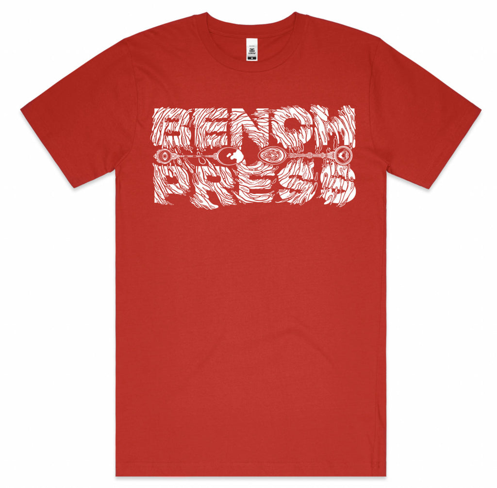 BENCH PRESS 'Curdled' T-Shirt (Red)