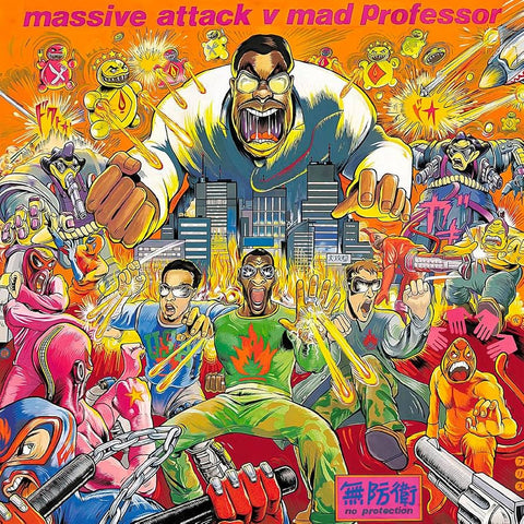 MASSIVE ATTACK V MAD PROFESSOR 'No Protection' LP