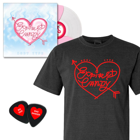 BODY TYPE 'Expired Candy' LP + T-Shirt Pack