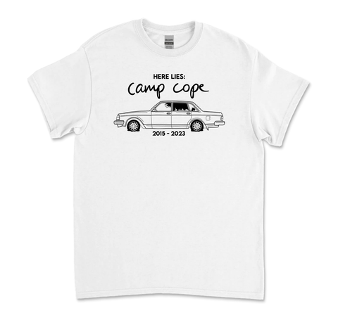 CAMP COPE 'Here Lies 2015-2023' T-Shirt