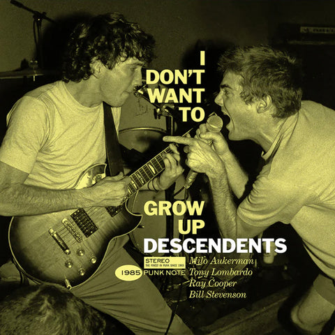 DESCENDENTS 'I Don't Wanna Grow Up' LP (Punk Note Ed)