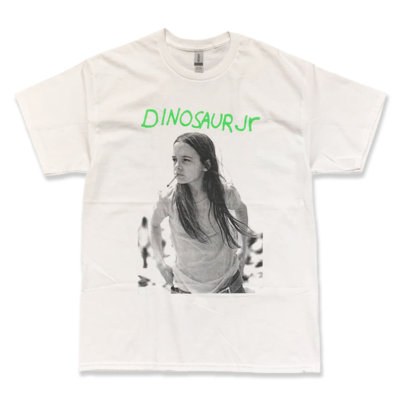 T-shirt Dinosaur Jr verde Mind Band logo nuova ufficiale uomo T-shirt Dinosaur Jr verde Mind Band logo nuova ufficiale uomo