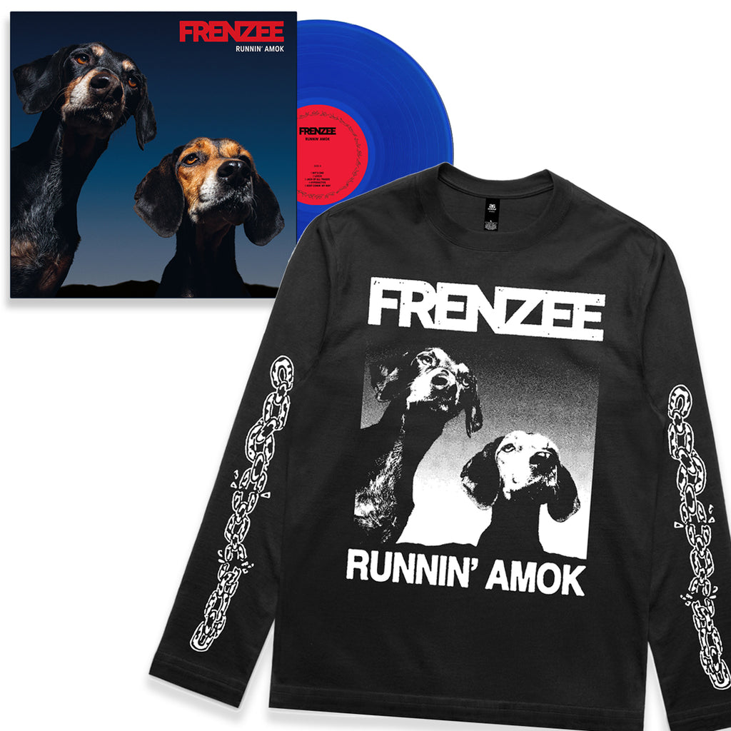 FRENZEE 'RUNNIN' AMOK' LP + Longsleeve T-Shirt