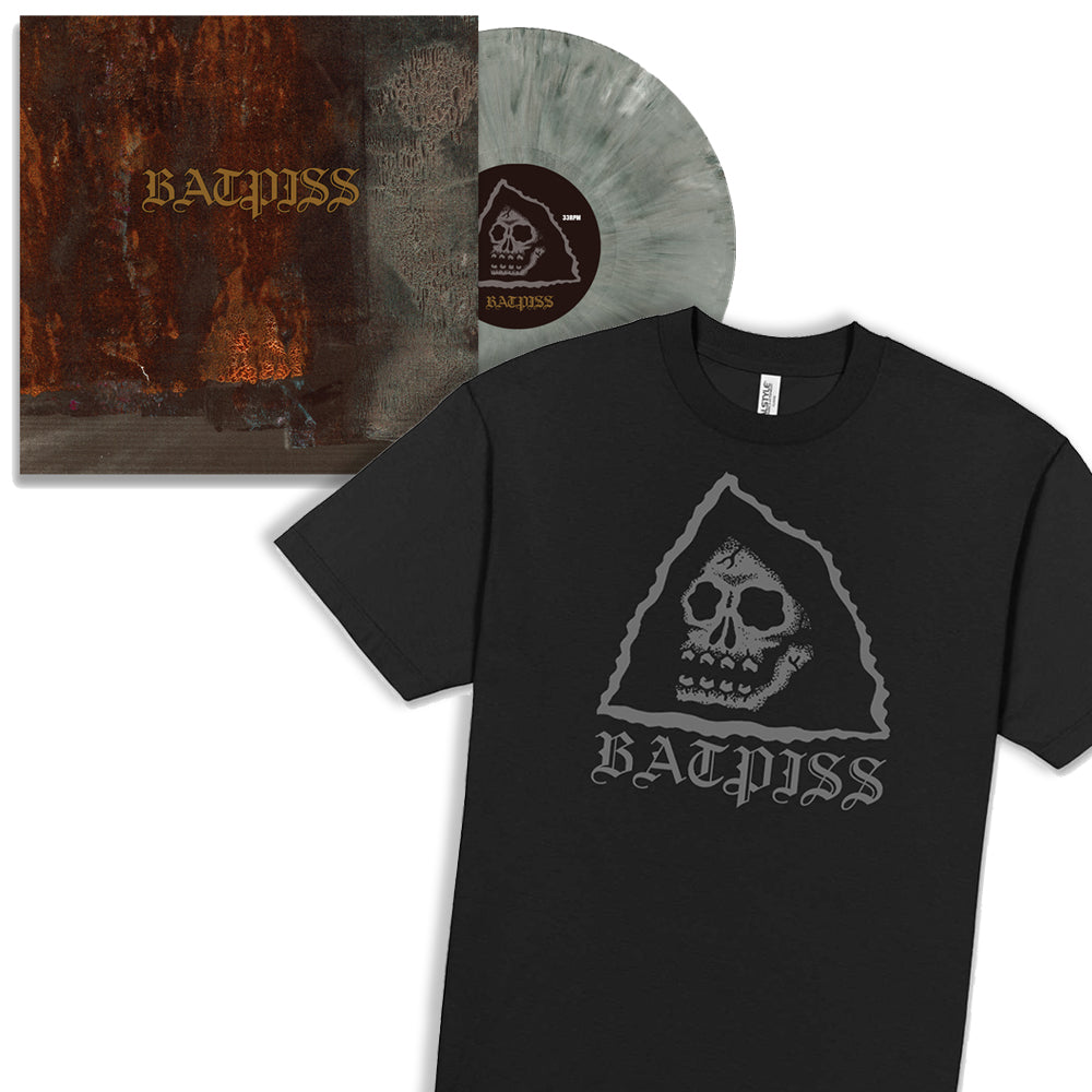 BATPISS 'There's A Place In My Mind Where We All Burn Alive' LP + Tee (Stone)