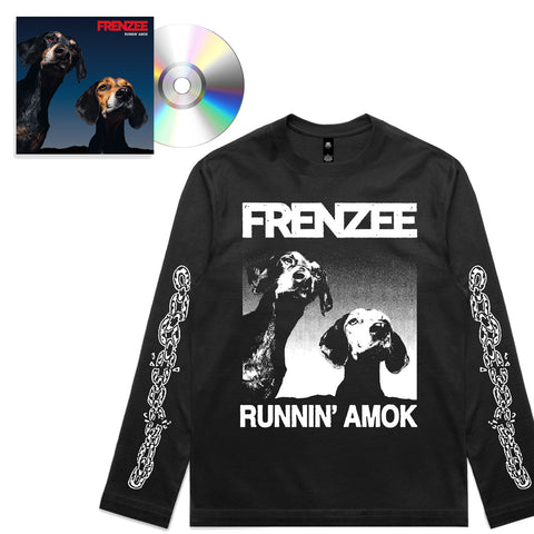 FRENZEE 'RUNNIN' AMOK' CD + Longsleeve T-Shirt