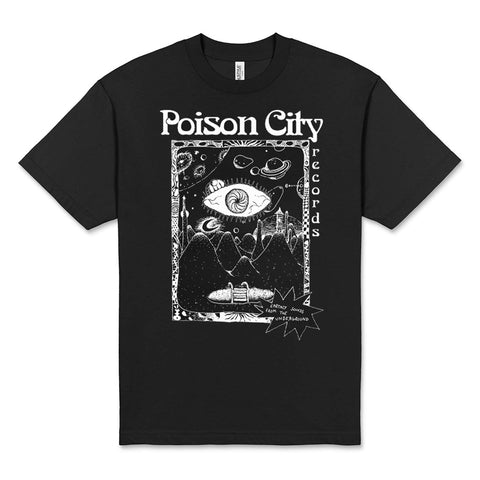 POISON CITY 'Archie Fitzgerald' T-Shirt (Black/ White)