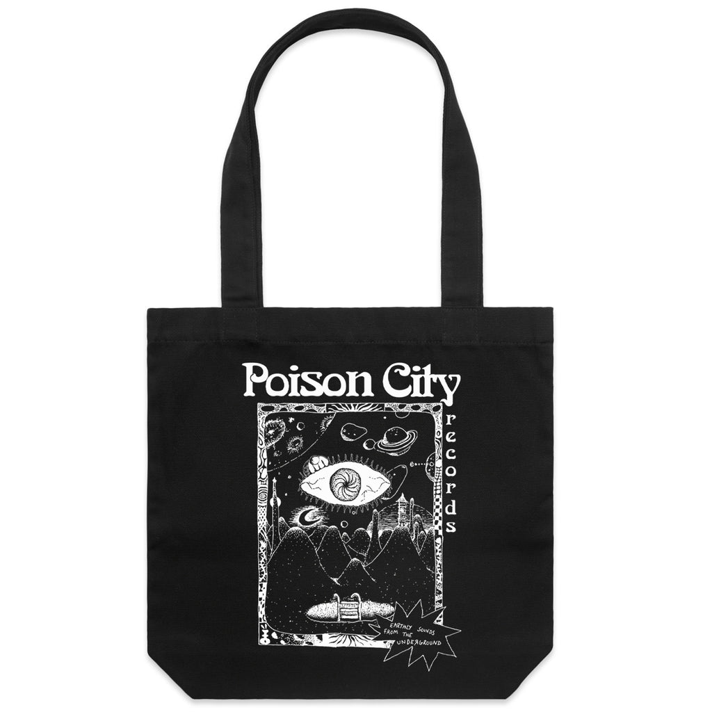 POISON CITY RECORDS Tote Bag