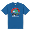POISON CITY 'Record Store Logo' T-Shirt (Royal Blue)