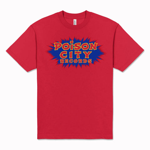 POISON CITY 'Sonic Boom!' T-Shirt (Red)