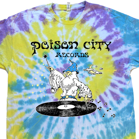 POISON CITY 'Wizard Tie Dye' T-Shirt (XX-Large)