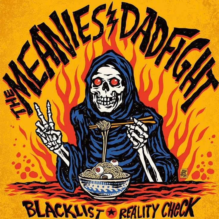 THE MEANIES / DAD FIGHT 'Split' 7"