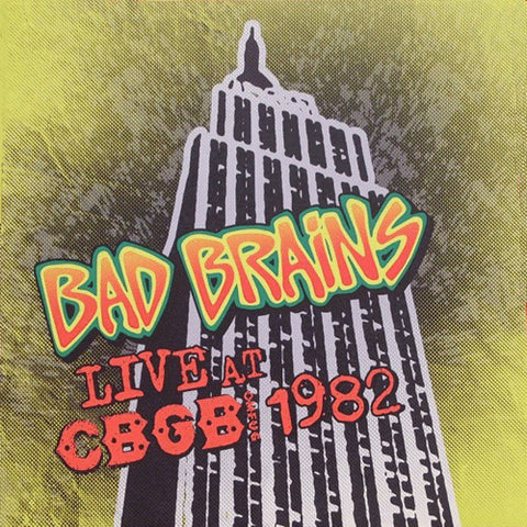BAD BRAINS 'Live at CBGB 1982' LP