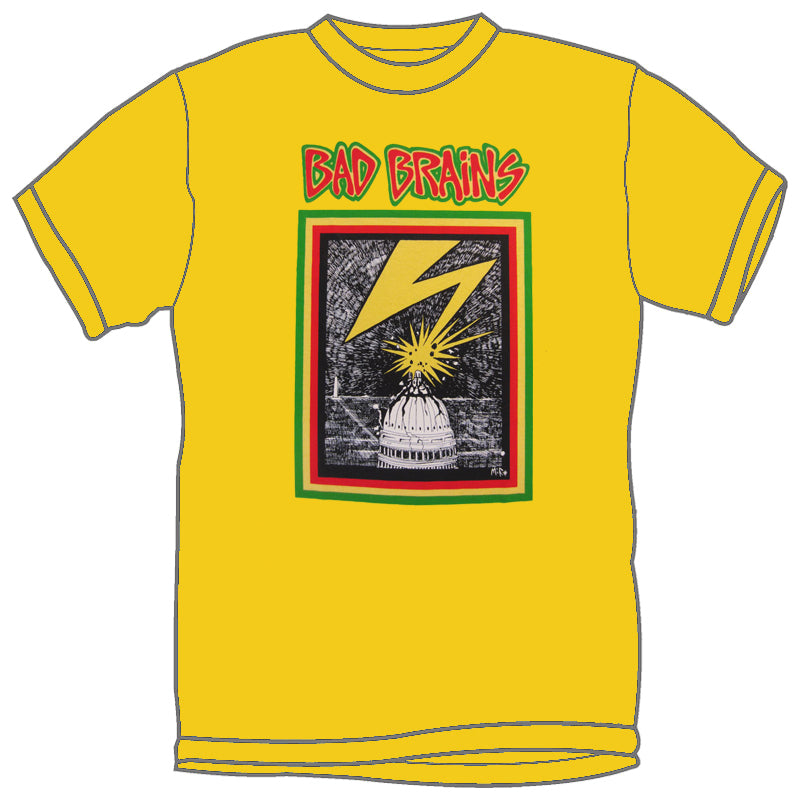 BAD BRAINS 'Capitol' T-Shirt (Yellow)