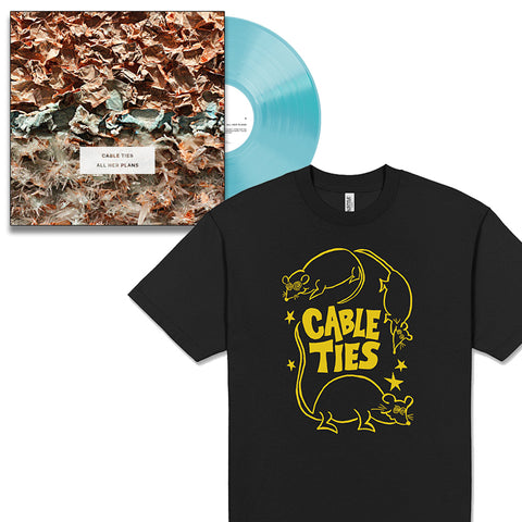 CABLE TIES 'All Her Plans' LP + T-Shirt (Black)