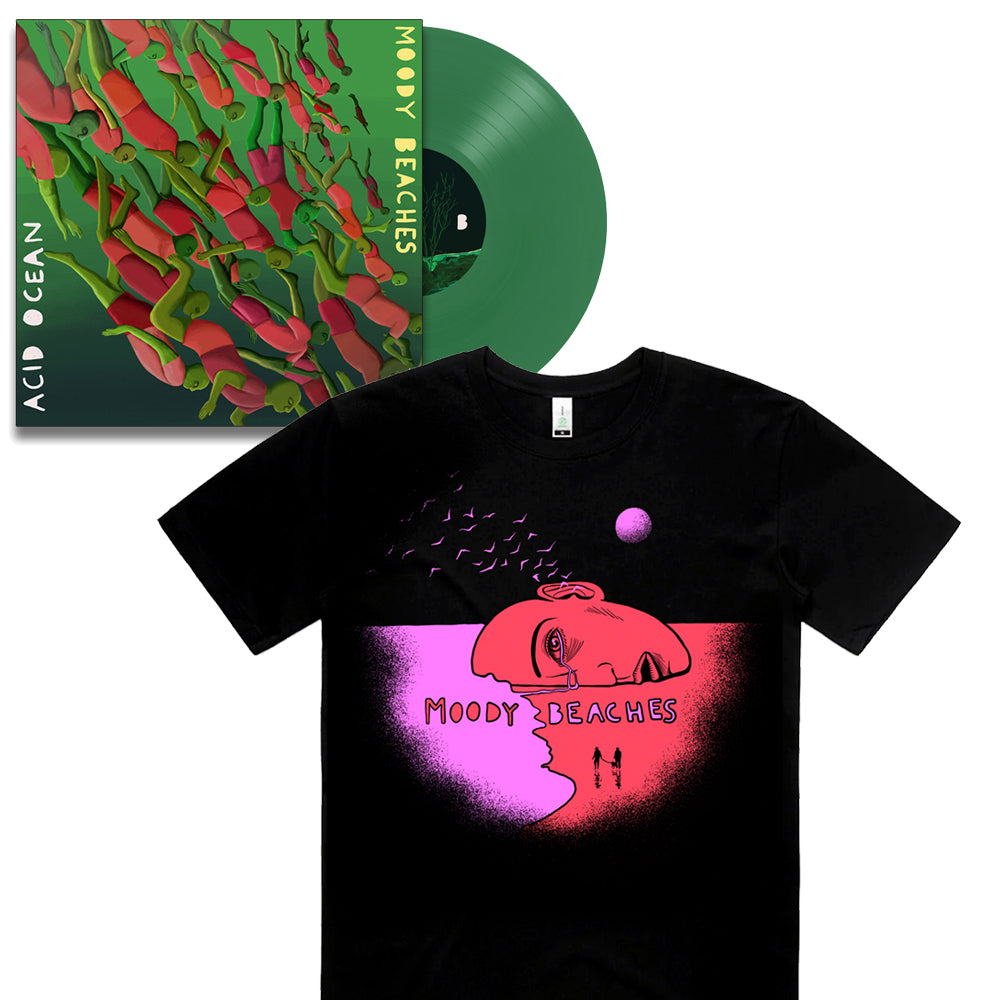 MOODY BEACHES 'Acid Ocean' LP + T-Shirt