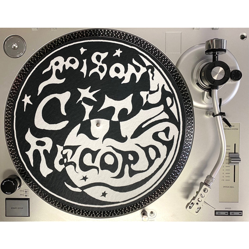 POISON CITY 'Logo' Record Player Slipmat