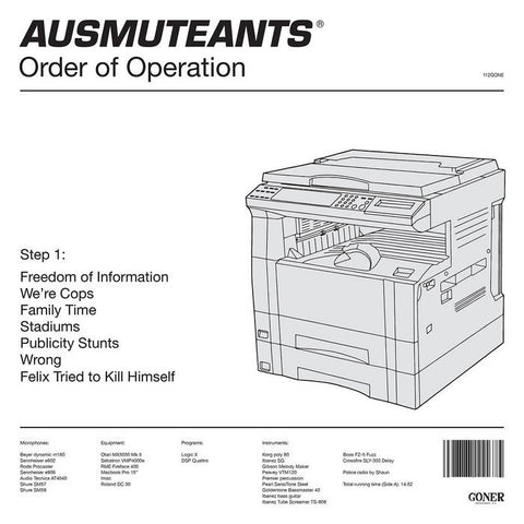 AUSMUTEANTS - ‘Order Of Operation’ LP